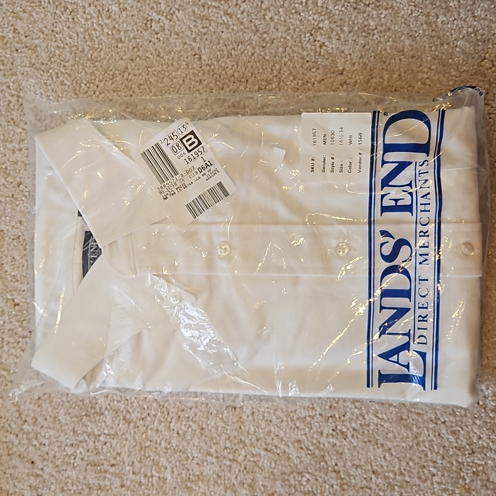Lands' End Men's Dress Shirt